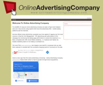 Onlineadvertisingcompany.com(Online Advertising Company) Screenshot