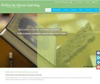 Onlinealquranlearning.com(Lran Al Quran Online) Screenshot