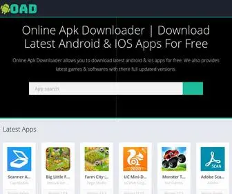 Onlineapkdownloader.com(Online Apk Downloader) Screenshot