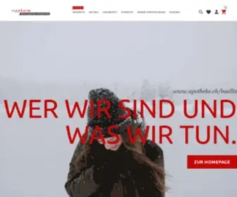 Onlineapotheke.ch(Online-Shop mit über 10'000 Produkten) Screenshot