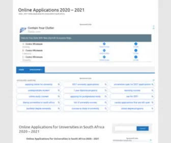 Online Applications for Universities in South Africa 2020