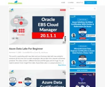 Onlineappsdba.com(Online Apps DBA: One Stop Shop for Apps DBA’s) Screenshot