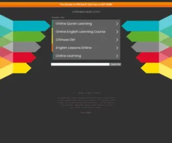 Onlinearabic.com(Ilahiyat fakültesi) Screenshot