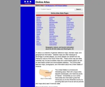 Onlineatlas.us(Online Atlas) Screenshot