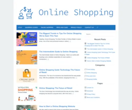Onlineatshopping.xyz(Learn About Online Shopping) Screenshot