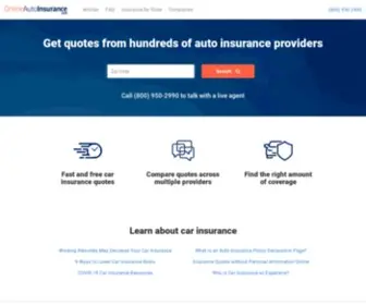 Onlineautoinsurance.com(Online Auto Insurance Quotes) Screenshot