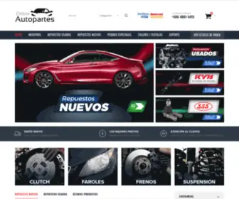 Onlineautopartes.com(Tienda virtual de repuestos automotrices en Costa Rica) Screenshot