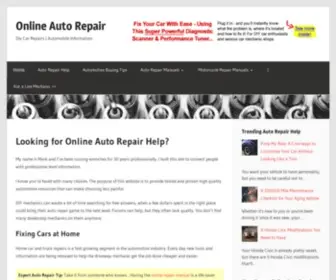 Onlineautorepair.net(Online Auto Repair Home) Screenshot