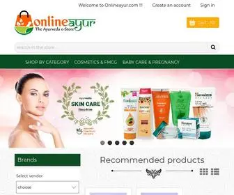 Onlineayur.com(Online Ayur) Screenshot