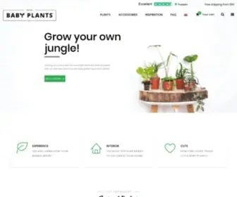 Onlinebabyplants.com(BabyPLNTS Home) Screenshot
