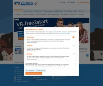 Onlinebanking-VR-LL.de(Von Altersvorsorge über Girokonto bis Versicherung) Screenshot