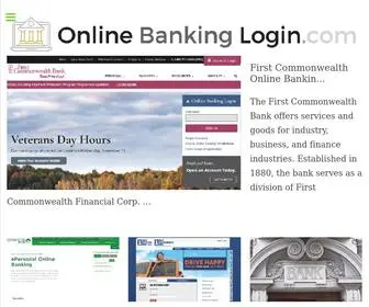 Onlinebankinglogin.com(How to Login to Your Bank) Screenshot