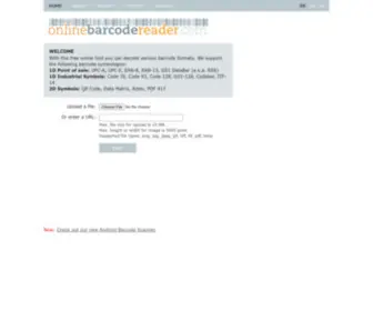 Onlinebarcodereader.com(Barcode Reader) Screenshot