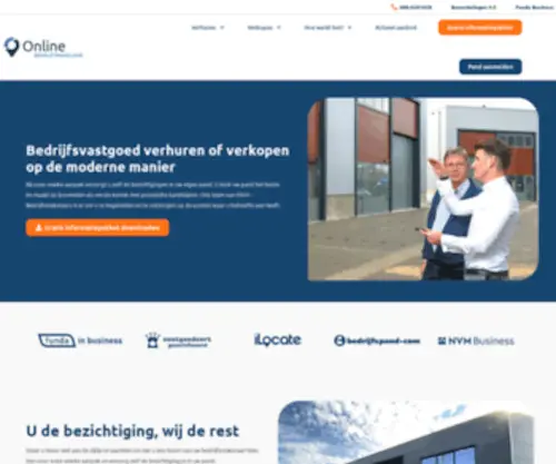 OnlinebedrijFsmakelaar.nl(Online Bedrijfsmakelaar) Screenshot