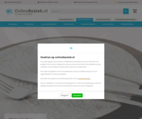 Onlinebestek.nl(Grootste bestekcollectie) Screenshot