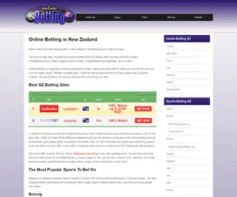 Onlinebetting.net.nz Screenshot