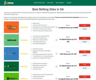 Onlinebettingsa.co.za Screenshot