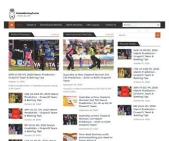 Onlinebettingtricks.com(OnlineBettingTricks) Screenshot