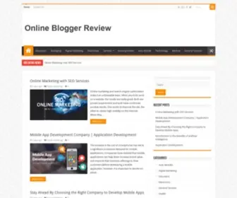 Onlinebloggerreview.com(Online Blogger Review) Screenshot