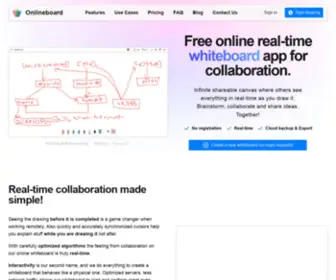 Onlineboard.eu(Best free online whiteboard app in your browser) Screenshot