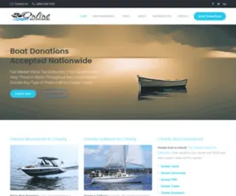 Onlineboatdonation.org(Boat Donation Charity) Screenshot