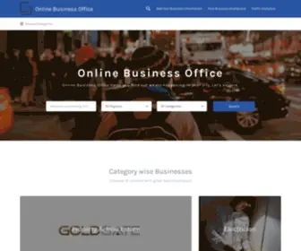 Onlinebusinessoffice.com(Free Business Listing Website) Screenshot