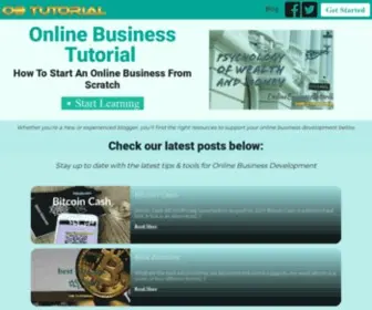 Onlinebusinesstutorial.com(Onlinebusinesstutorial) Screenshot