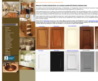 Onlinecabinetsdirect.com(Buy Cabinets Online) Screenshot