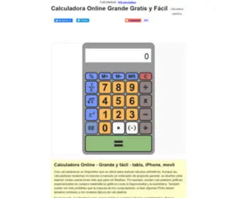 Onlinecalculadora.com(Calculadora en Línea) Screenshot