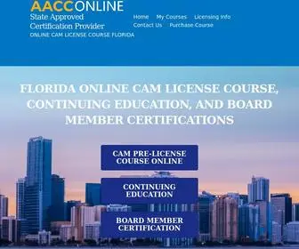 Onlinecamcourses.com(State Approved Certification Provider ONLINE CAM COURSE) Screenshot