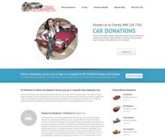 Onlinecardonation.com(Online Car Donation Charity) Screenshot