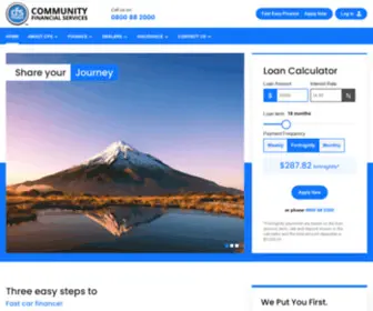 Onlinecarloans.co.nz(Car Finance) Screenshot