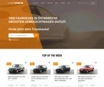 Onlinecars.at(Gebrauchtwagen) Screenshot