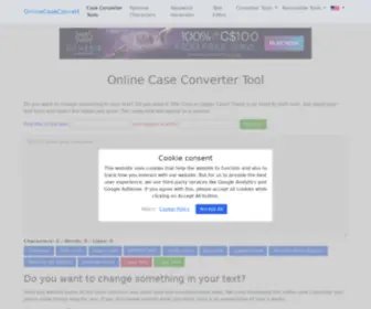 Onlinecaseconvert.com(The Best Case Converter Online Tool 2022) Screenshot