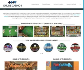 Onlinecasino1.com Screenshot