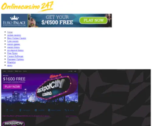 Onlinecasino247.com Screenshot