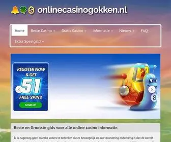 Onlinecasinogokken.nl Screenshot