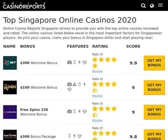 Onlinecasinoreports.sg(Reviews) Screenshot