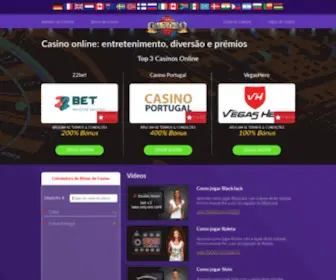 Onlinecasinos77Portugal.com Screenshot