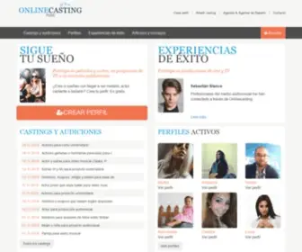 Onlinecasting.pe(Audiciones para todo el mundo! Consiga ser una modelo) Screenshot