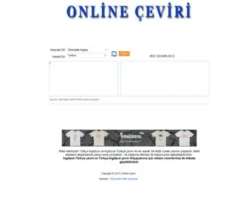 Onlineceviri.org(Online Çeviri) Screenshot