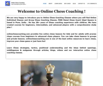 Onlinechesscoaching.in(Online Chess Coaching for Beginners & Advanced Players in Group Class) Screenshot