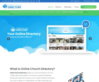 Onlinechurchdirectory.com(Online Church Directory) Screenshot