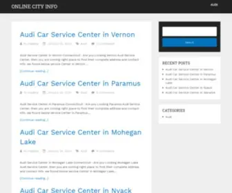 Onlinecityinfo.com(Online City Info) Screenshot