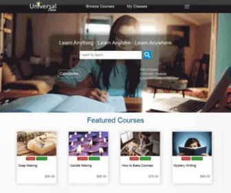 Onlineclasses.com(UniversalClass) Screenshot