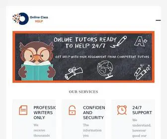 Onlineclasshelp.services(Online Class Help) Screenshot