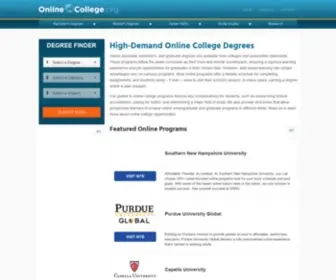 Onlinecollege.org(The Most In) Screenshot