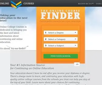 Onlinecollegecourses.com(Online College Courses & Classes) Screenshot