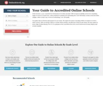 Onlinecollegedegrees.net(Accredited Online Schools) Screenshot