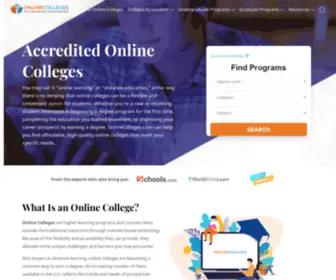 Onlinecolleges.com(Online Colleges) Screenshot
